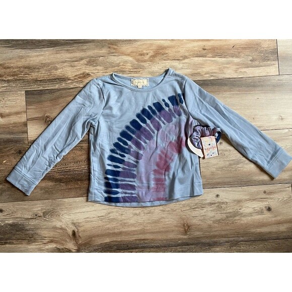 Girls Btween Hooded Sweatshirt And Shorts Size 10 NWT TIE DYE - Picture 2 of 11